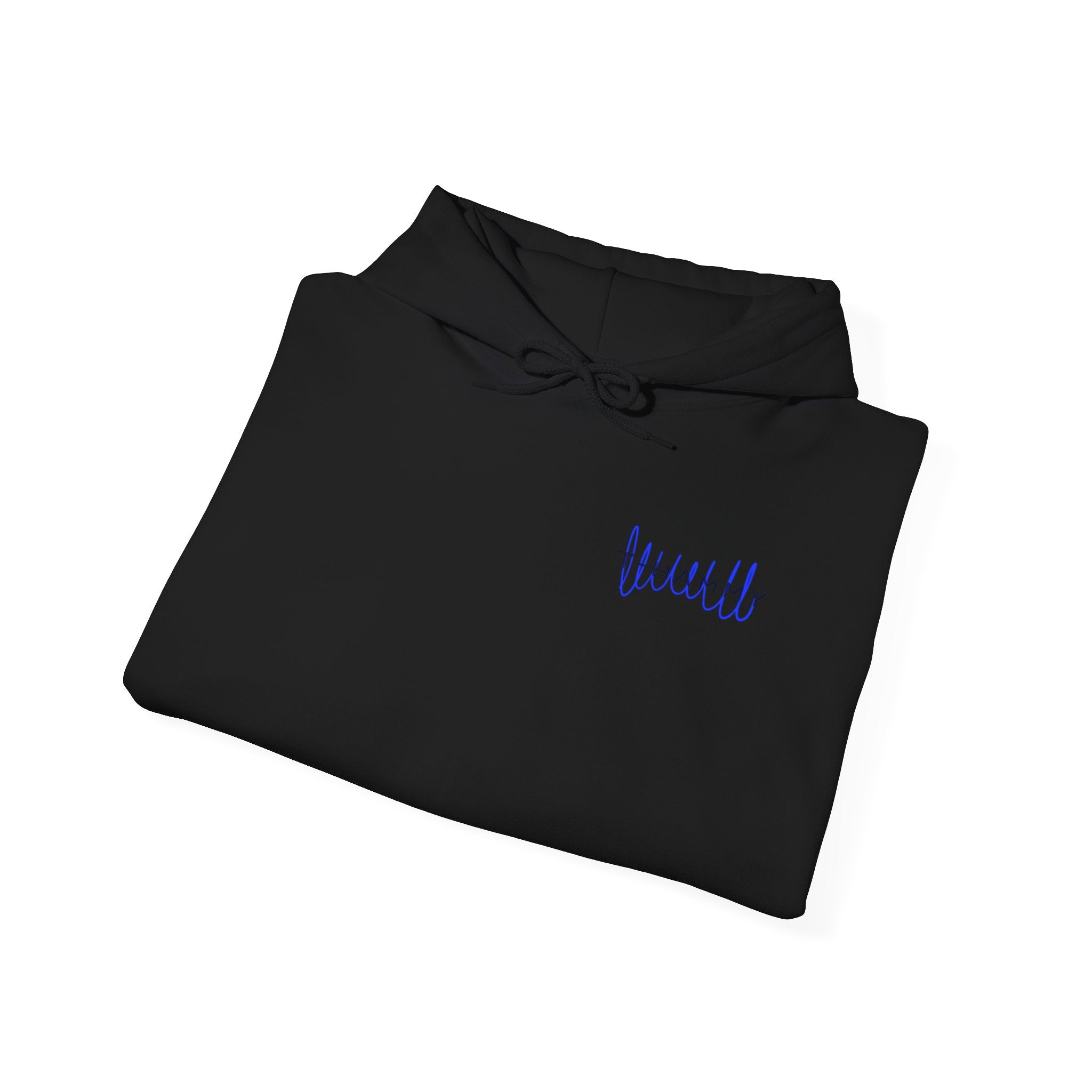 Slinky Hoodie - Black and Blue