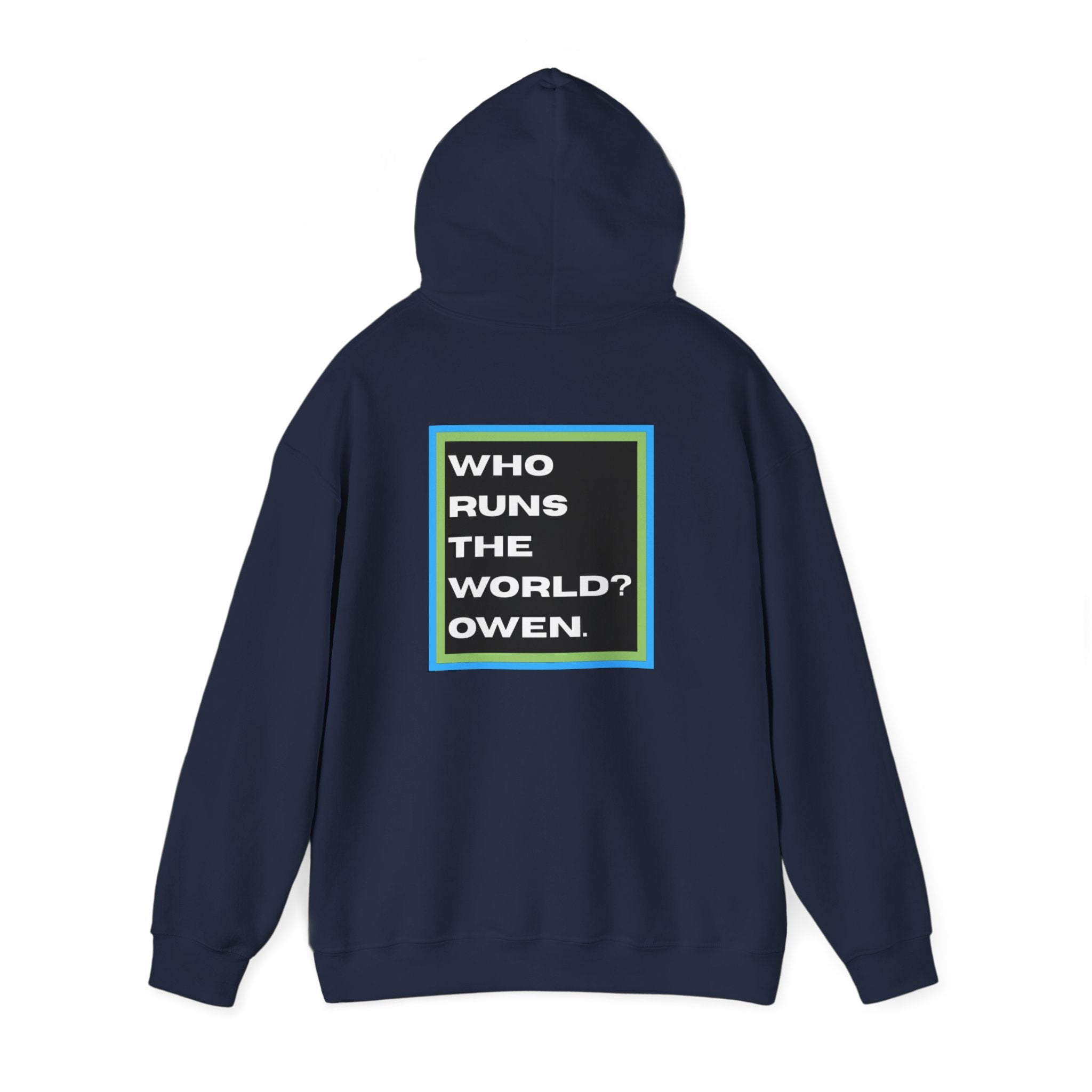 #OWENBROWN Hoodie - Blue and Green