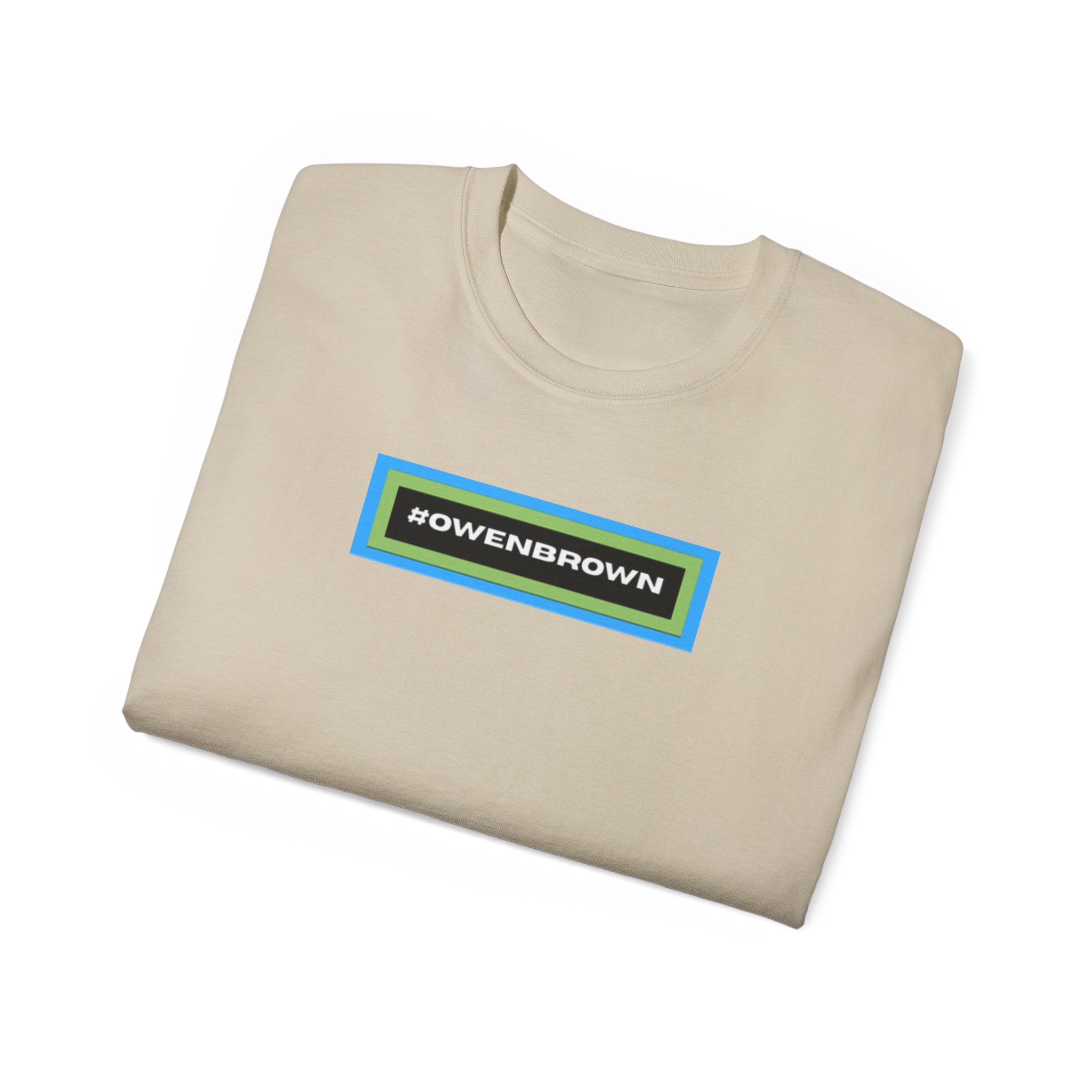 #OWENBROWN Tee - Blue and Green