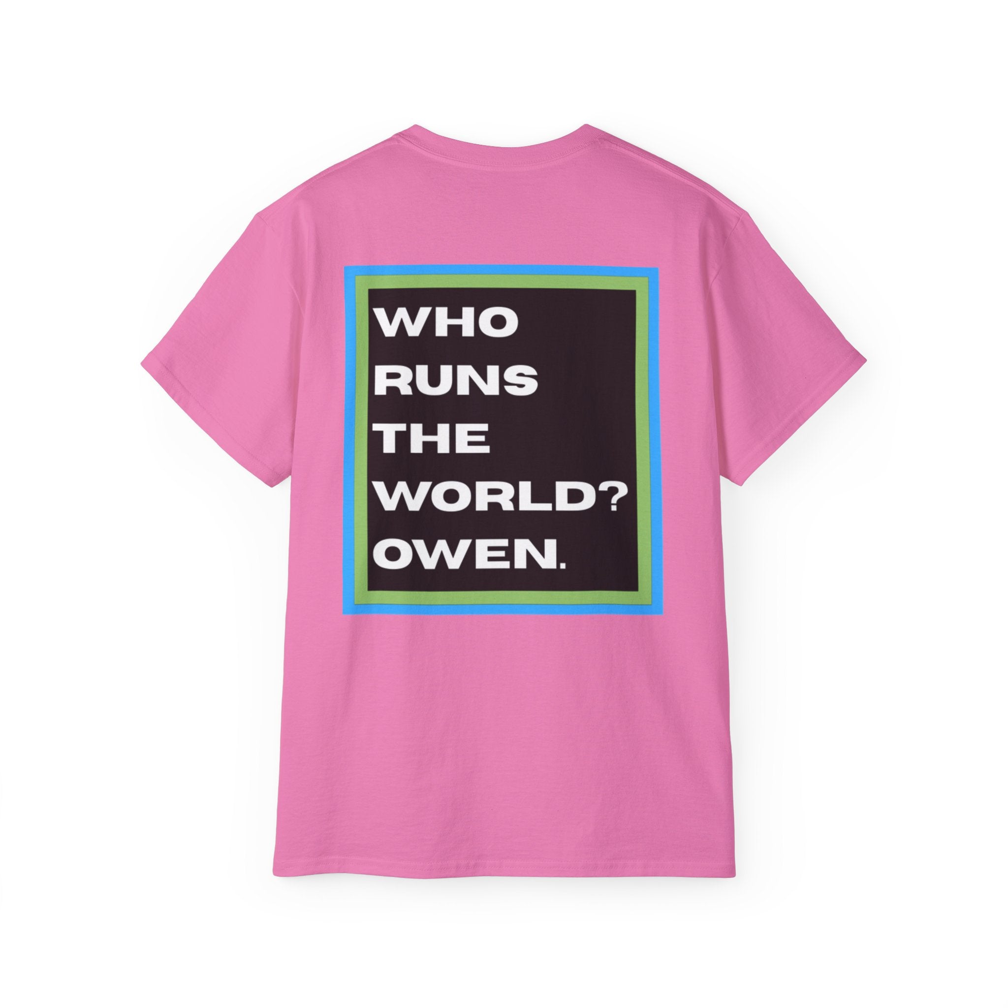 #OWENBROWN Tee - Blue and Green