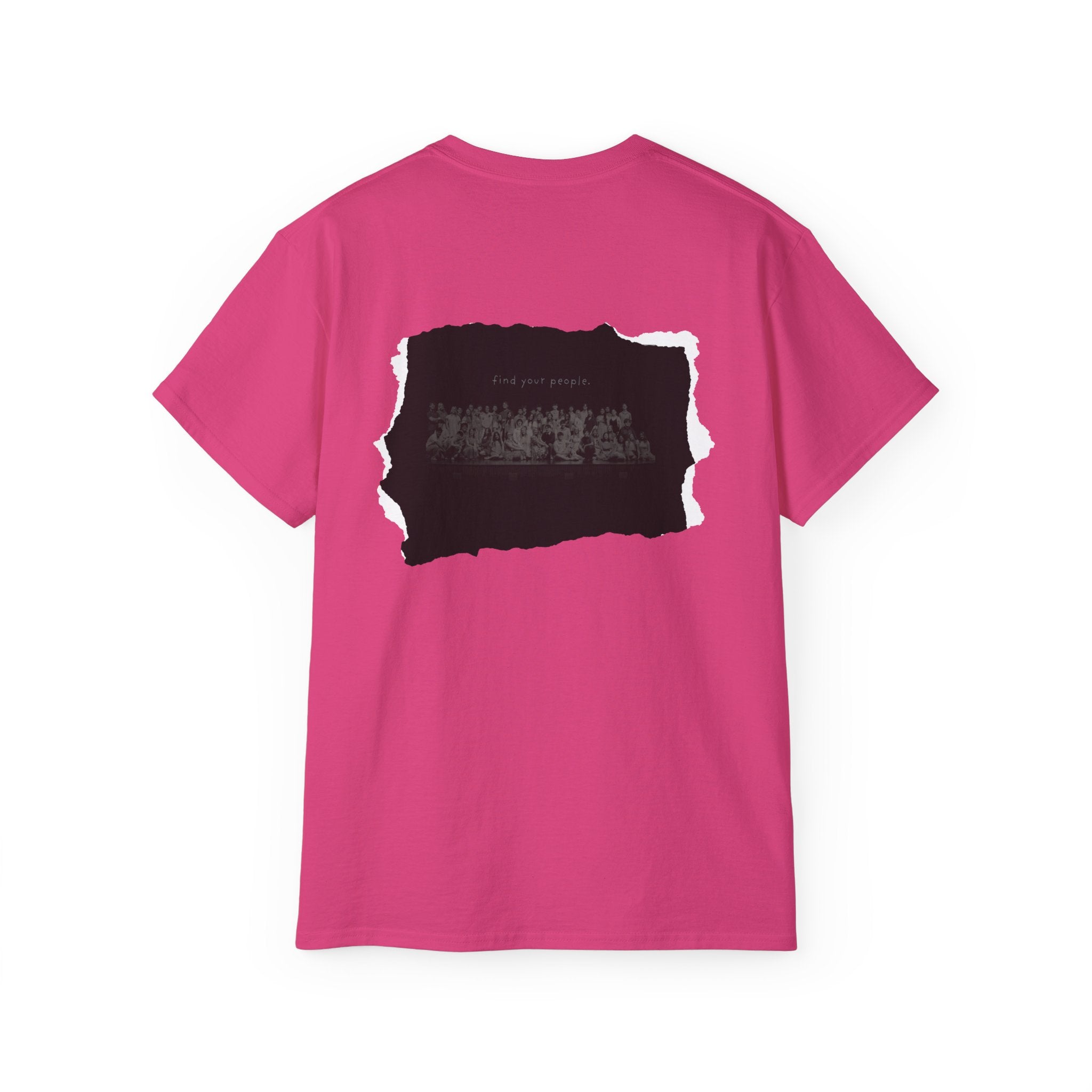 Find Your People Tee - Black and White