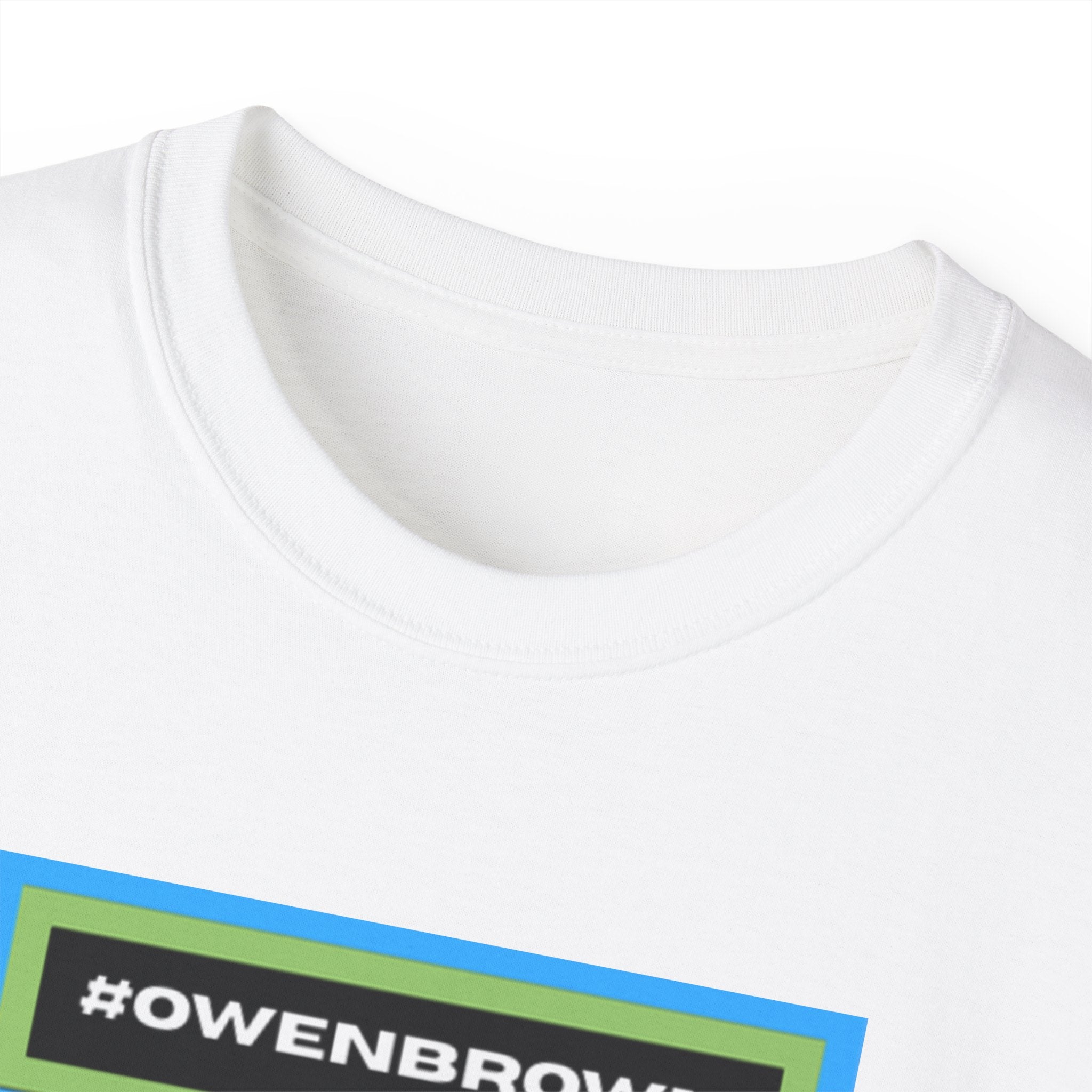 #OWENBROWN Tee - Blue and Green