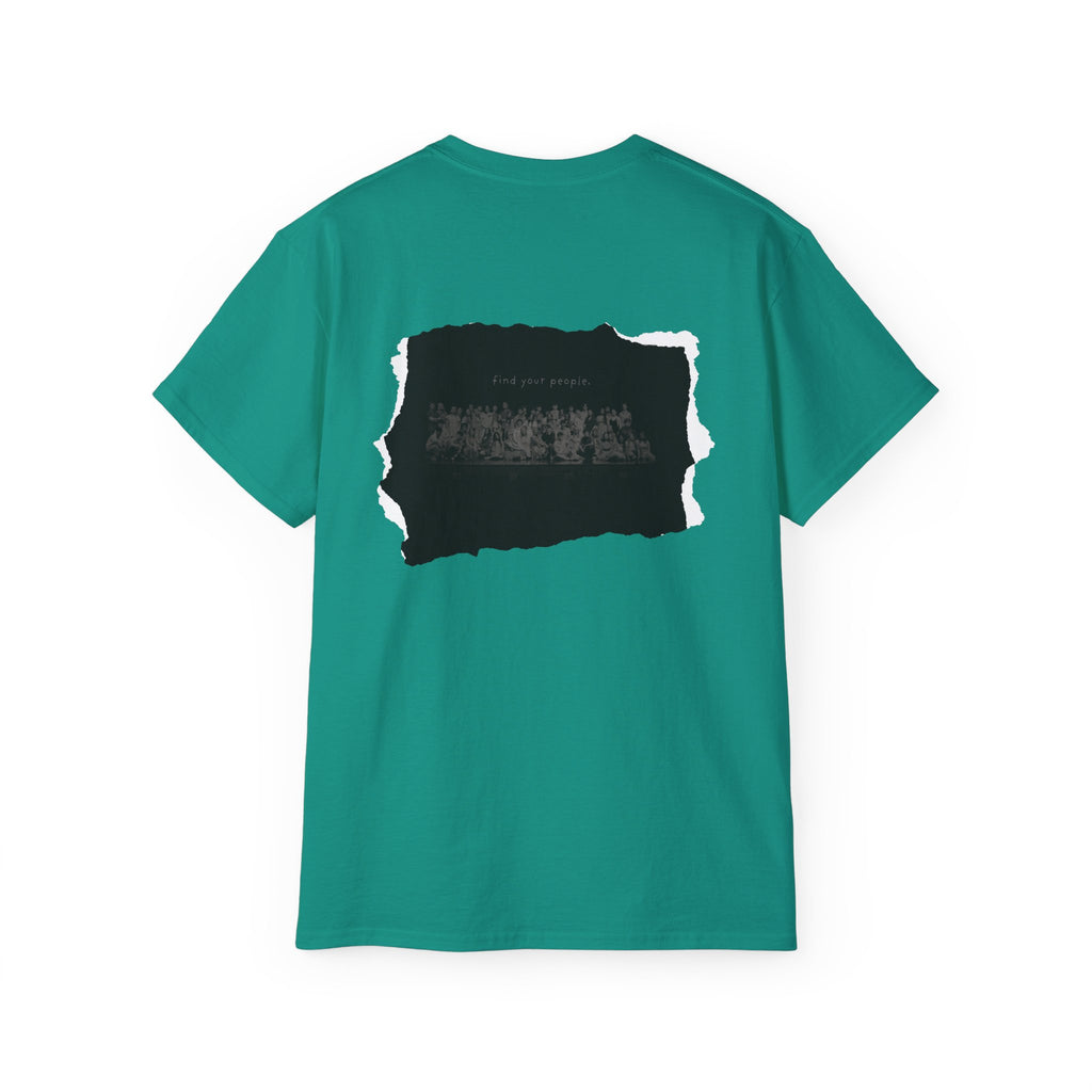 Find Your People Tee - Black and White