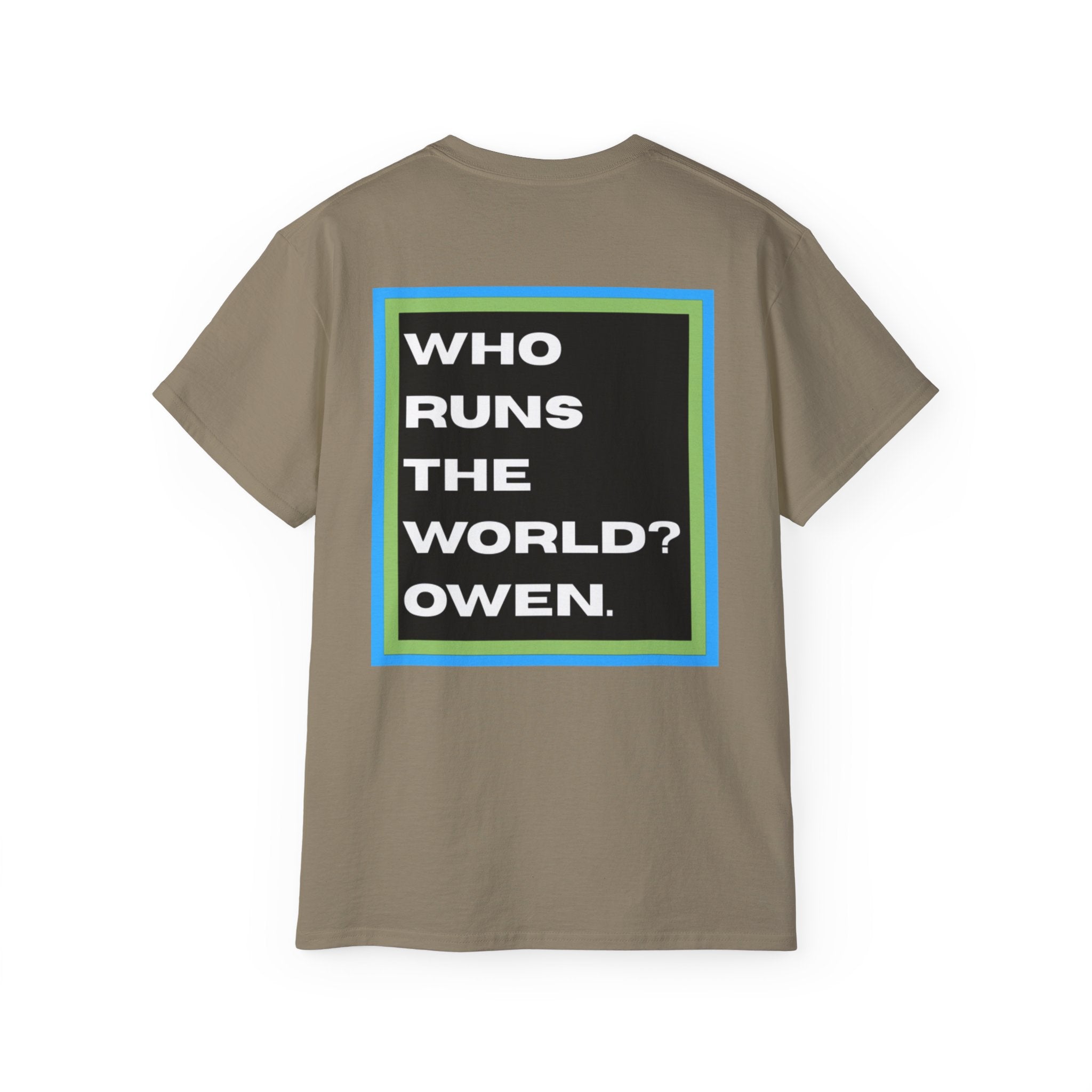 #OWENBROWN Tee - Blue and Green