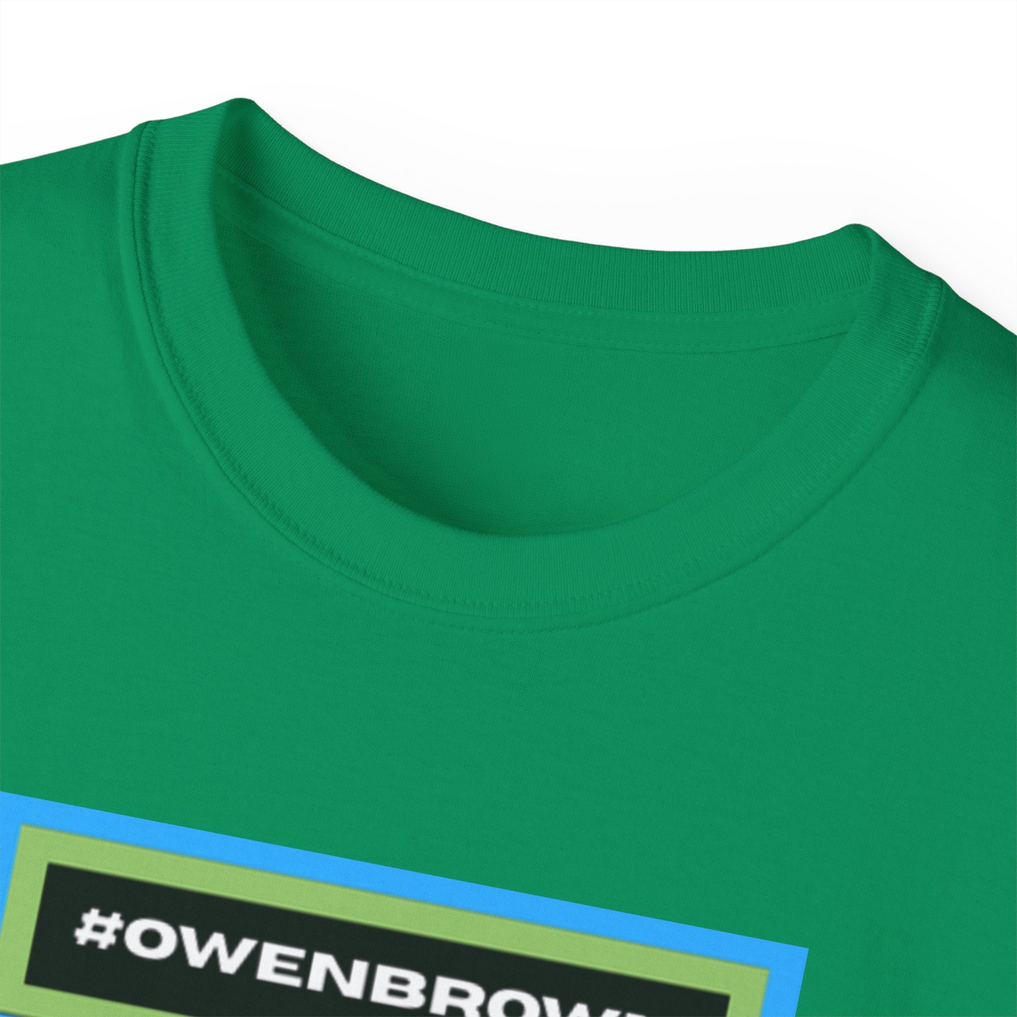 #OWENBROWN Tee - Blue and Green