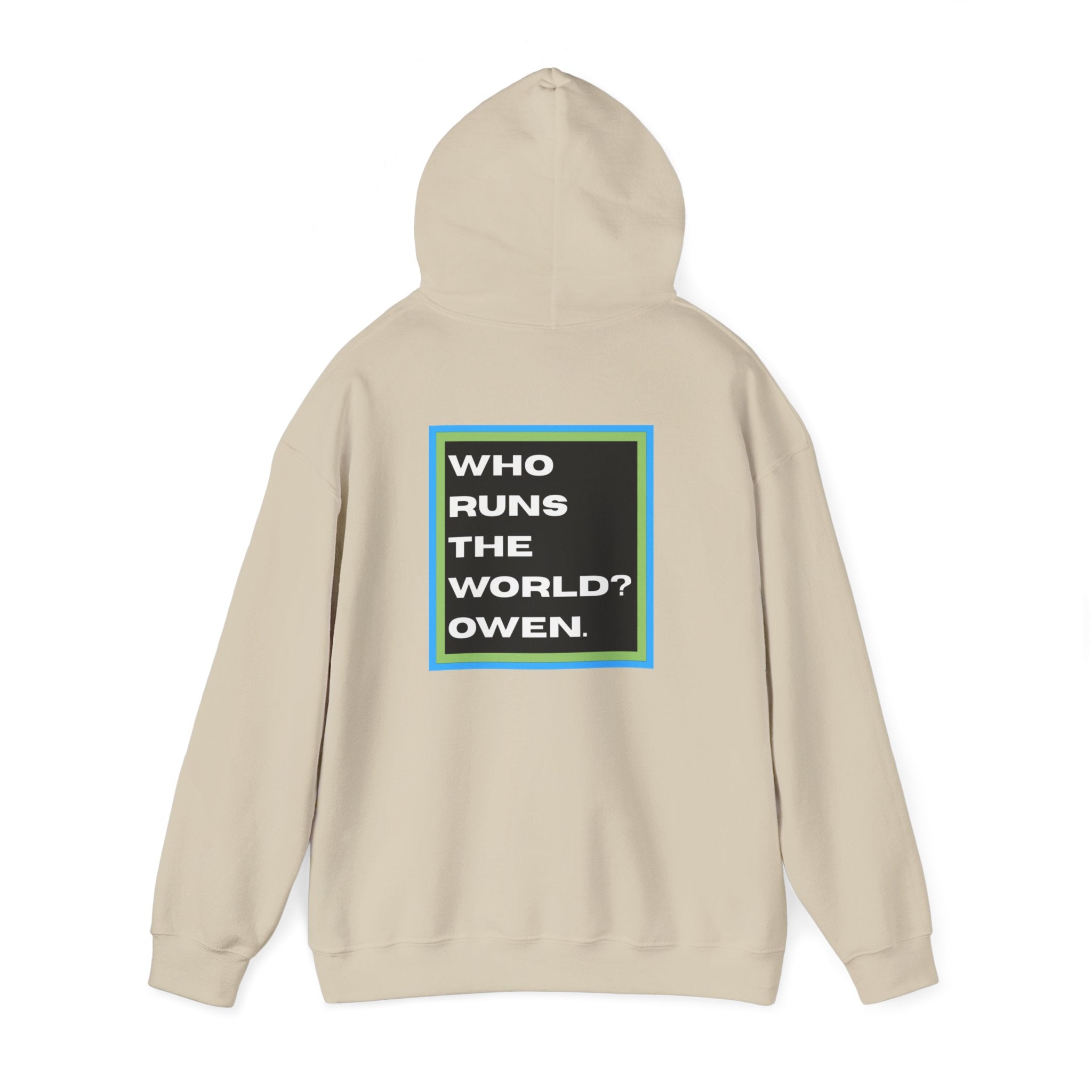 #OWENBROWN Hoodie - Blue and Green