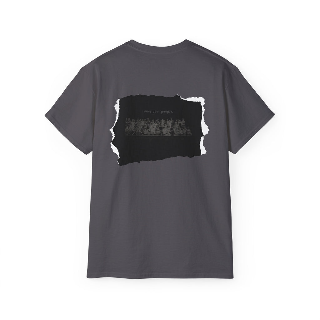 Find Your People Tee - Black and White