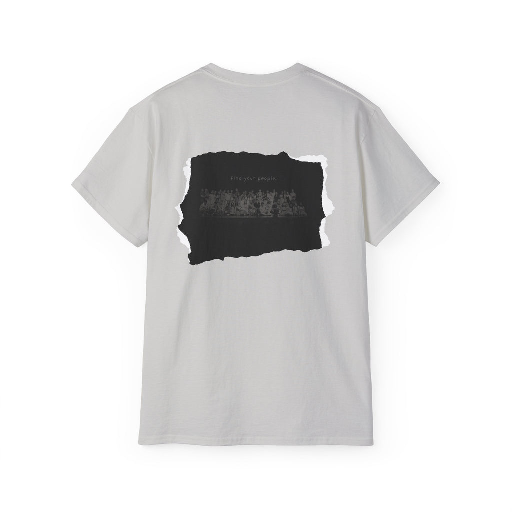 Find Your People Tee - Black and White