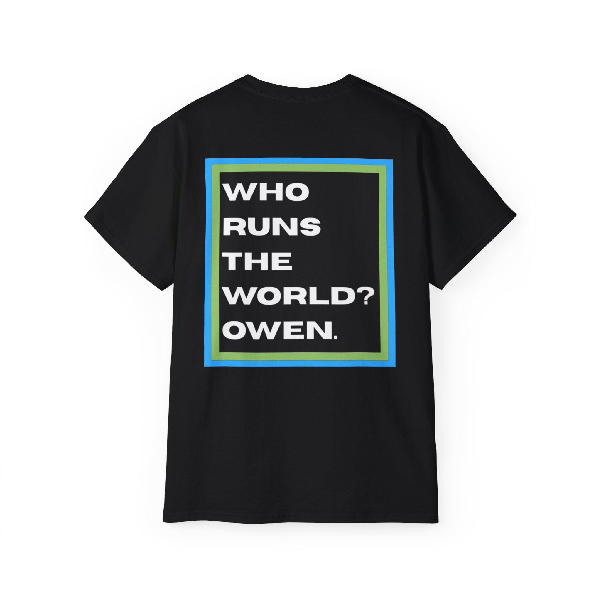 #OWENBROWN Tee - Blue and Green