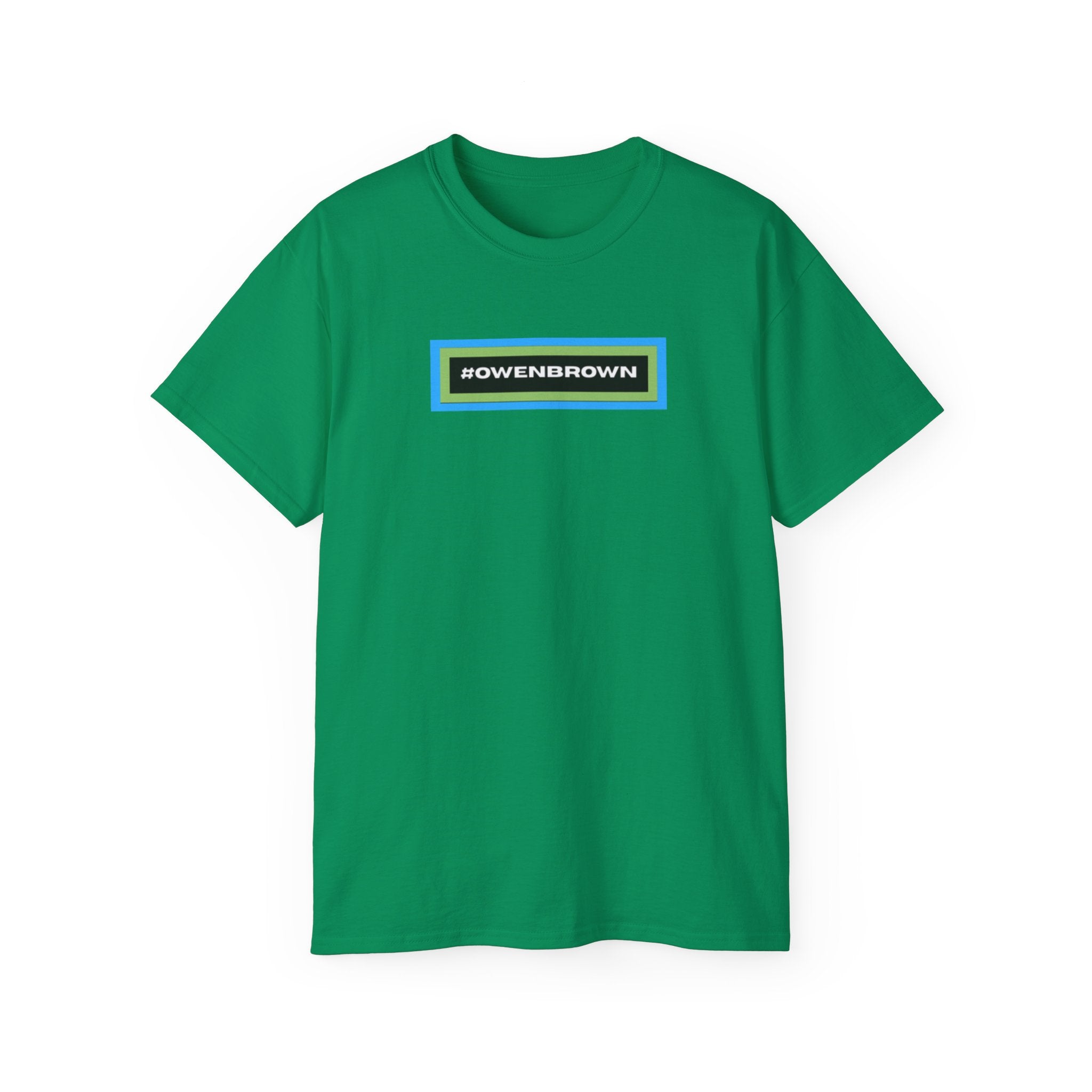 #OWENBROWN Tee - Blue and Green