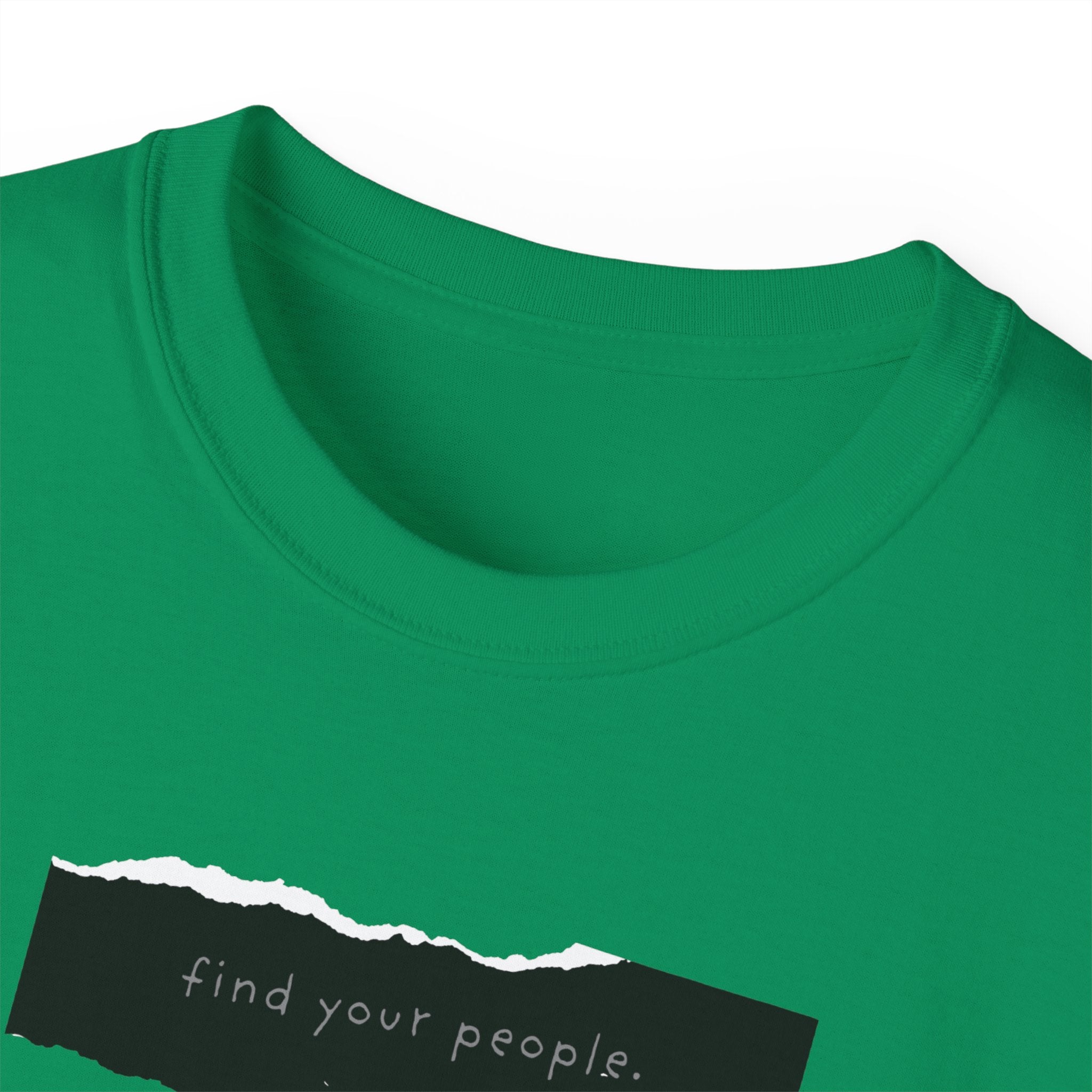 Find Your People Tee - Black and White