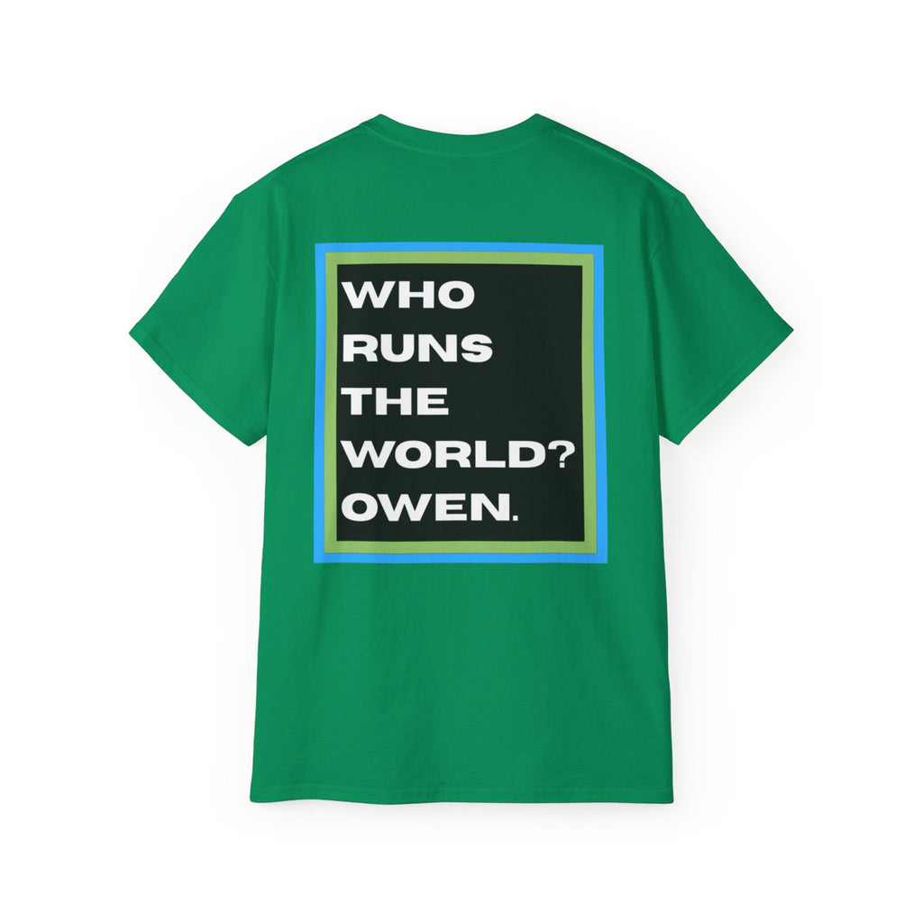 #OWENBROWN Tee - Blue and Green