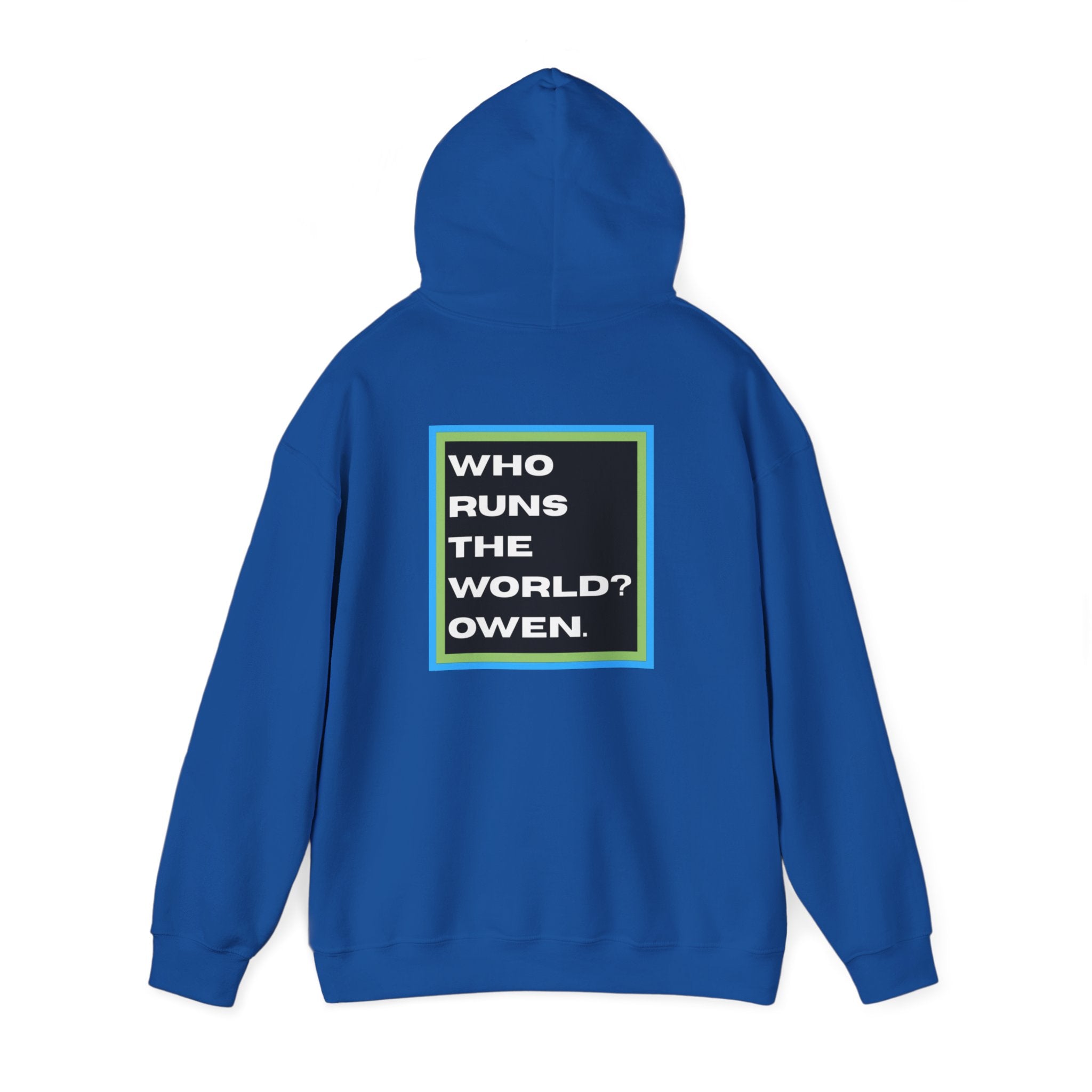 #OWENBROWN Hoodie - Blue and Green