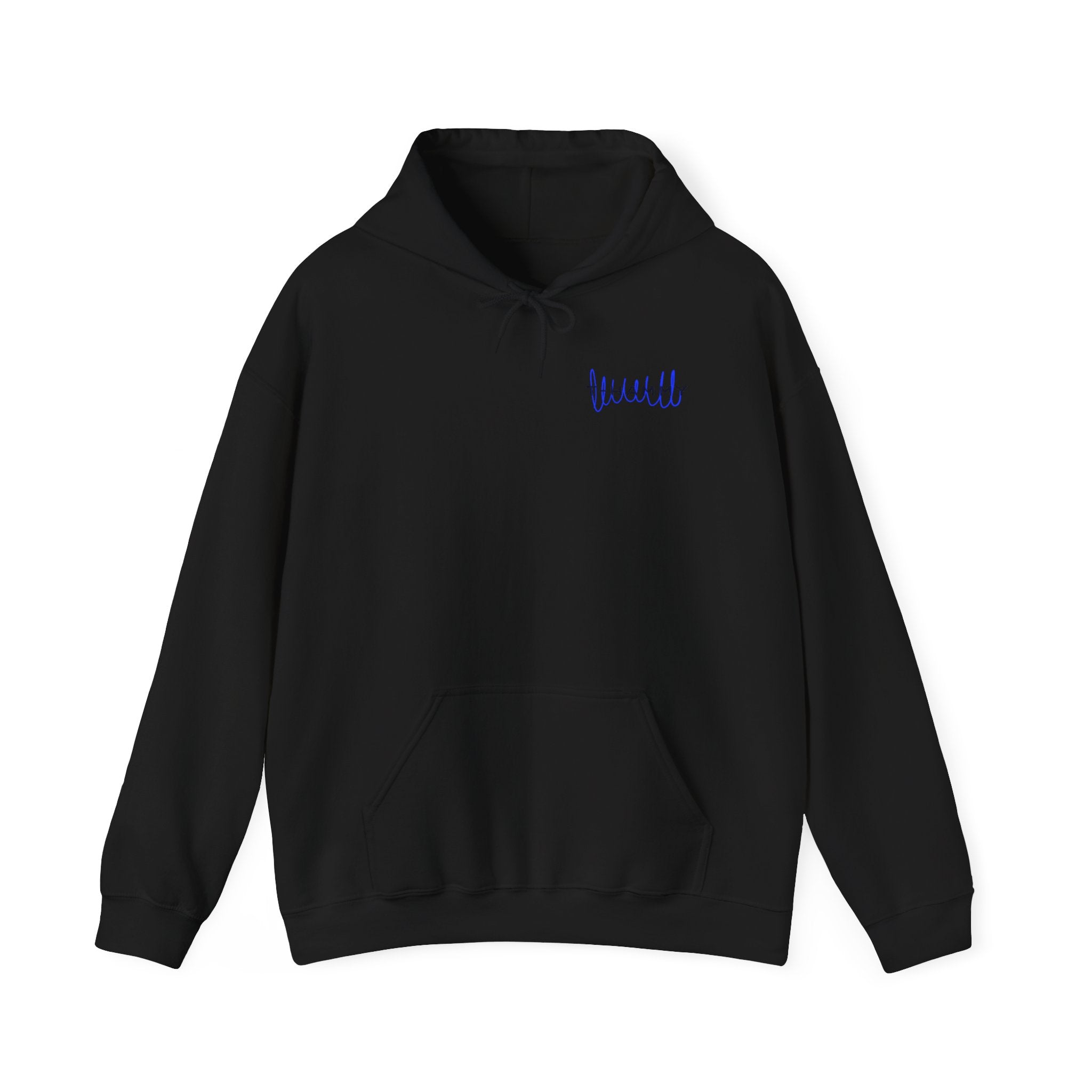 Slinky Hoodie - Black and Blue