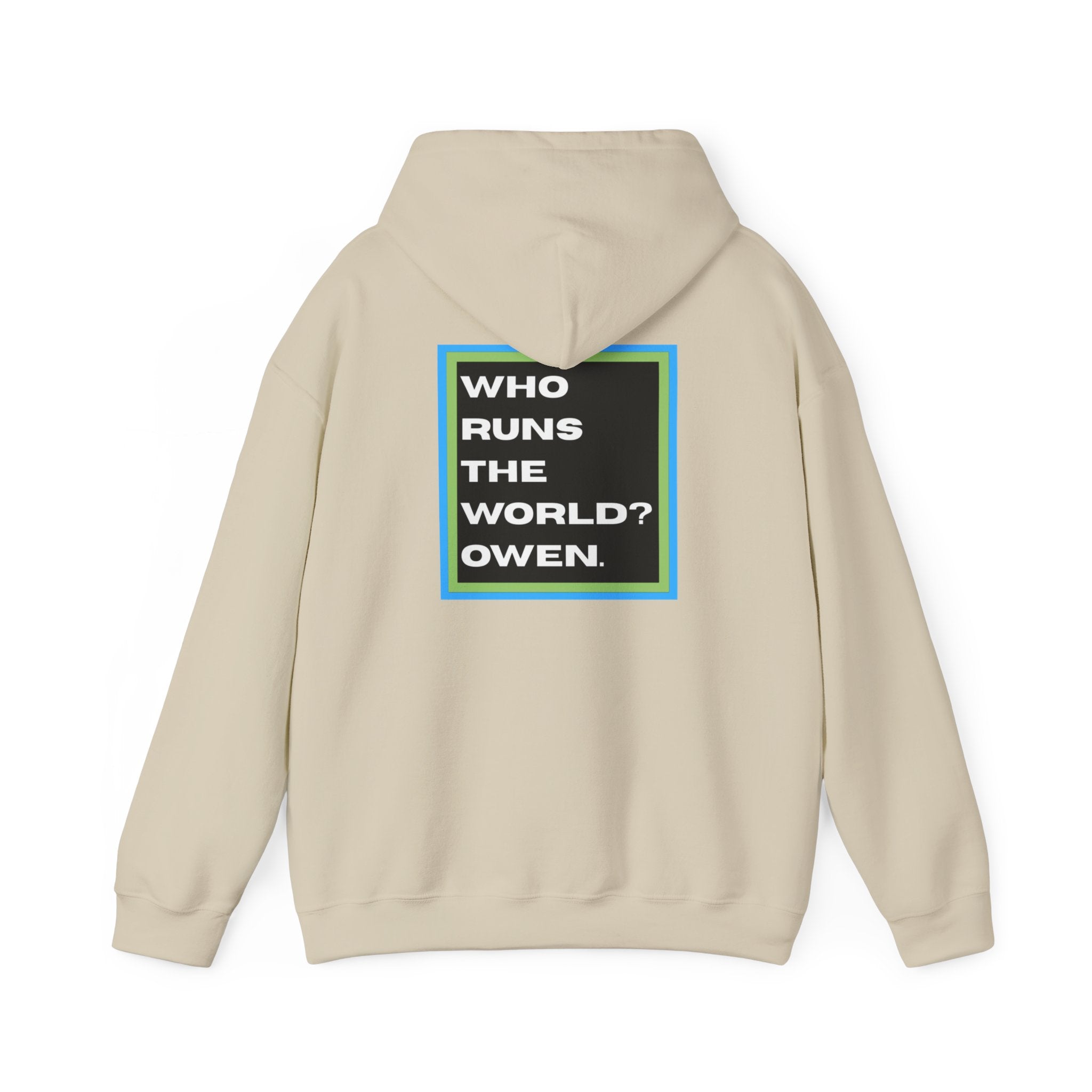 #OWENBROWN Hoodie - Blue and Green