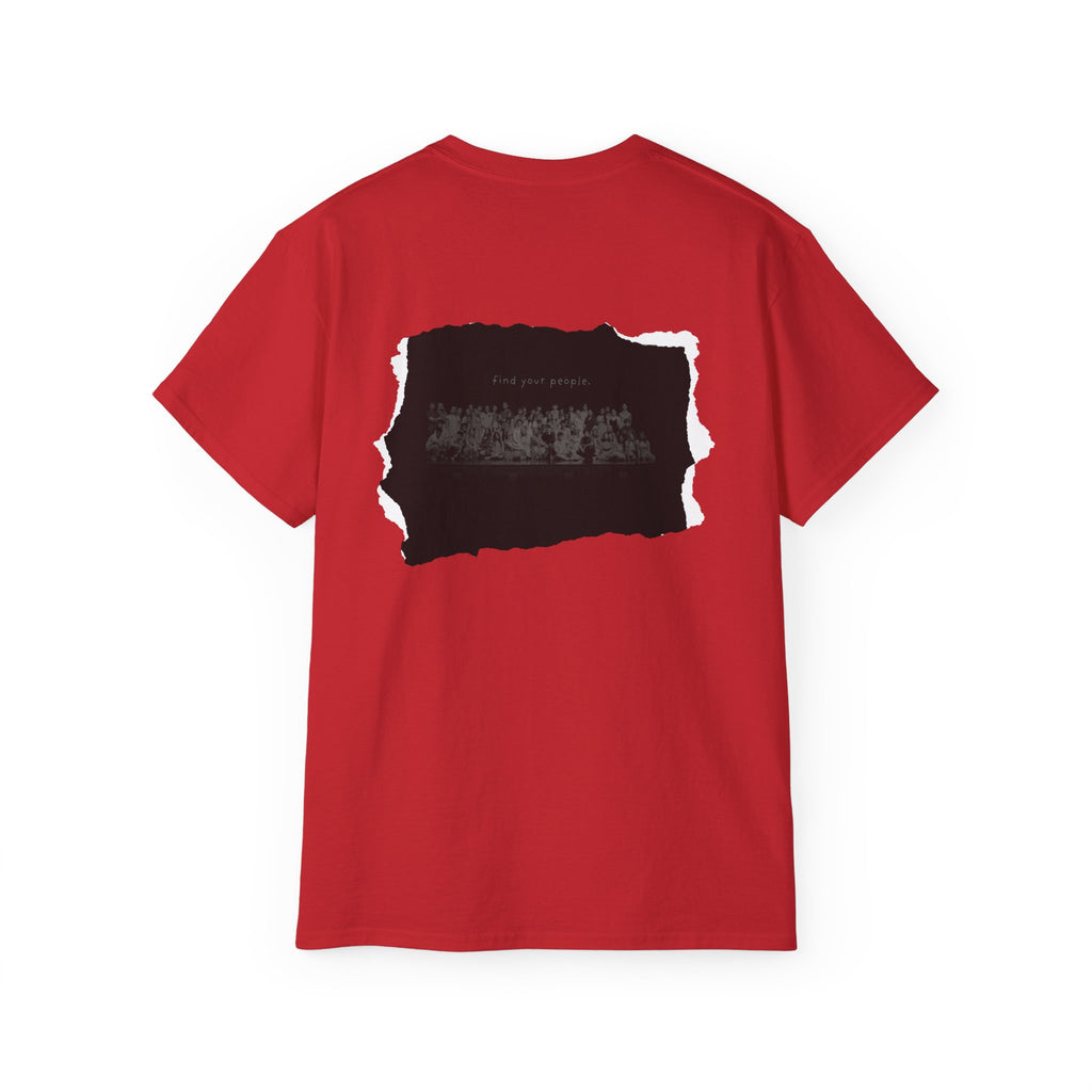 Find Your People Tee - Black and White