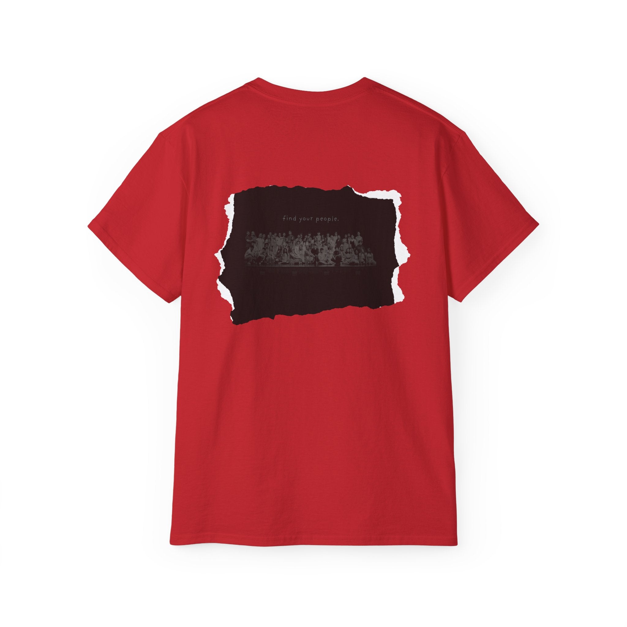 Find Your People Tee - Black and White