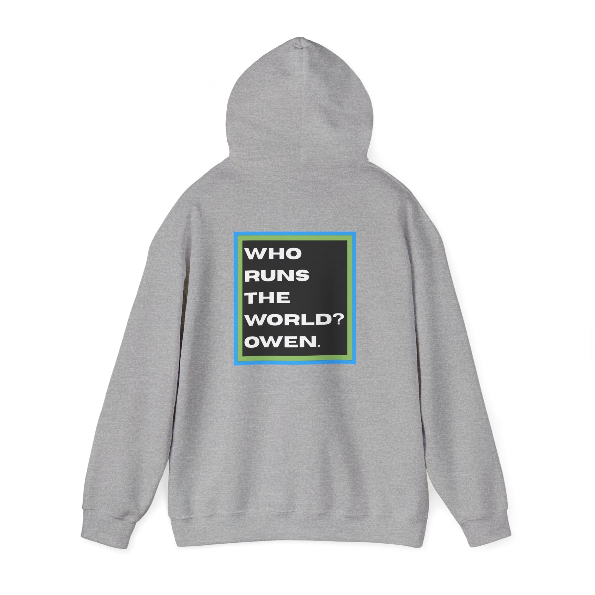 #OWENBROWN Hoodie - Blue and Green