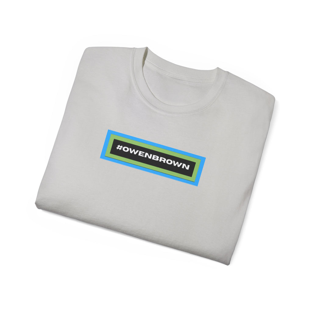 #OWENBROWN Tee - Blue and Green