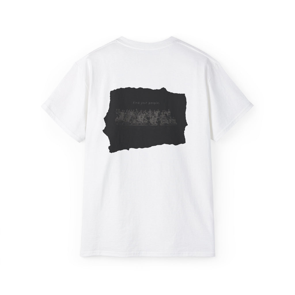 Find Your People Tee - Black and White