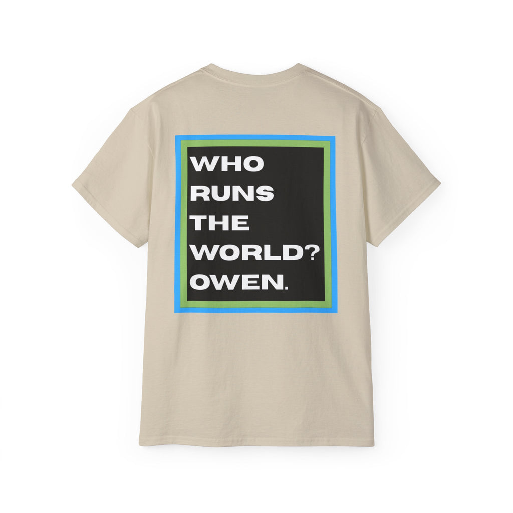 #OWENBROWN Tee - Blue and Green