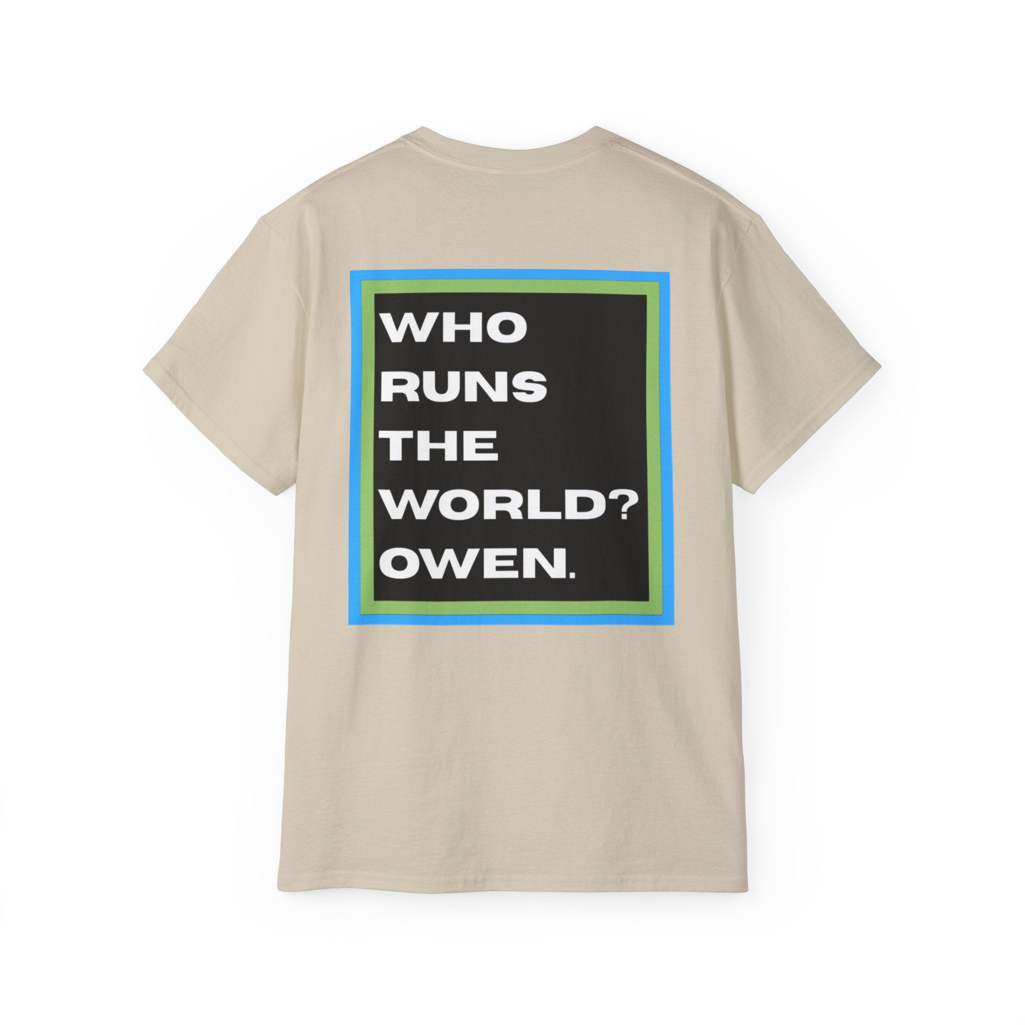 #OWENBROWN Tee - Blue and Green