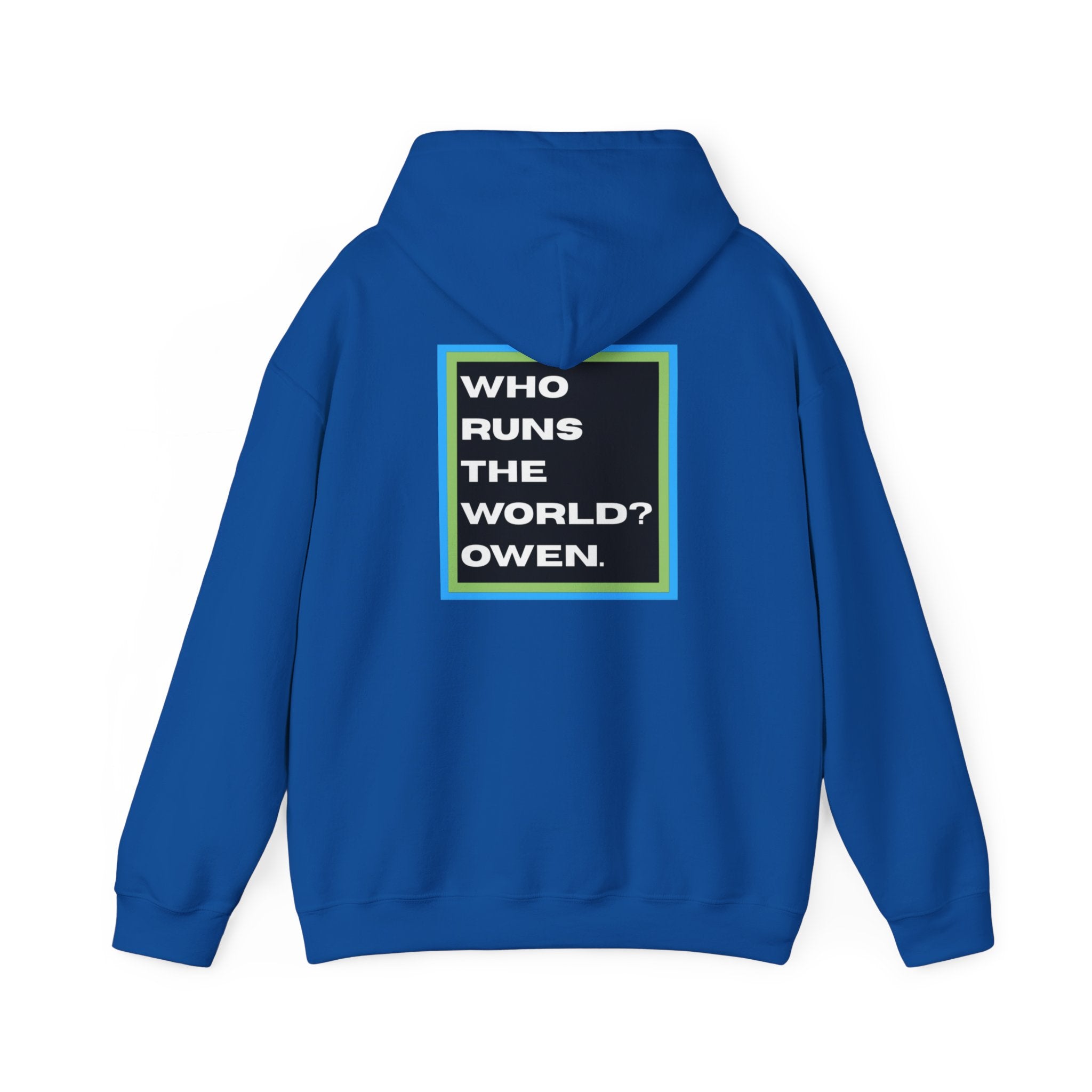 #OWENBROWN Hoodie - Blue and Green