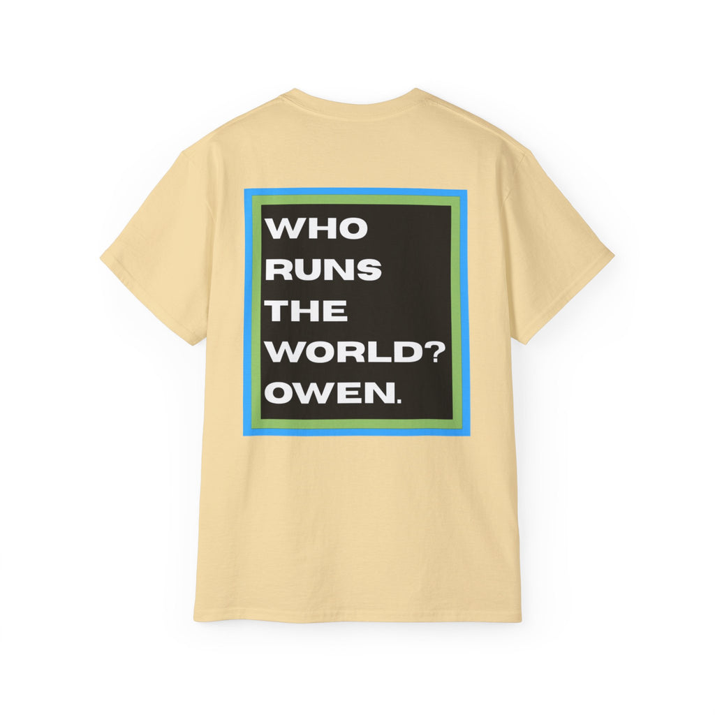 #OWENBROWN Tee - Blue and Green