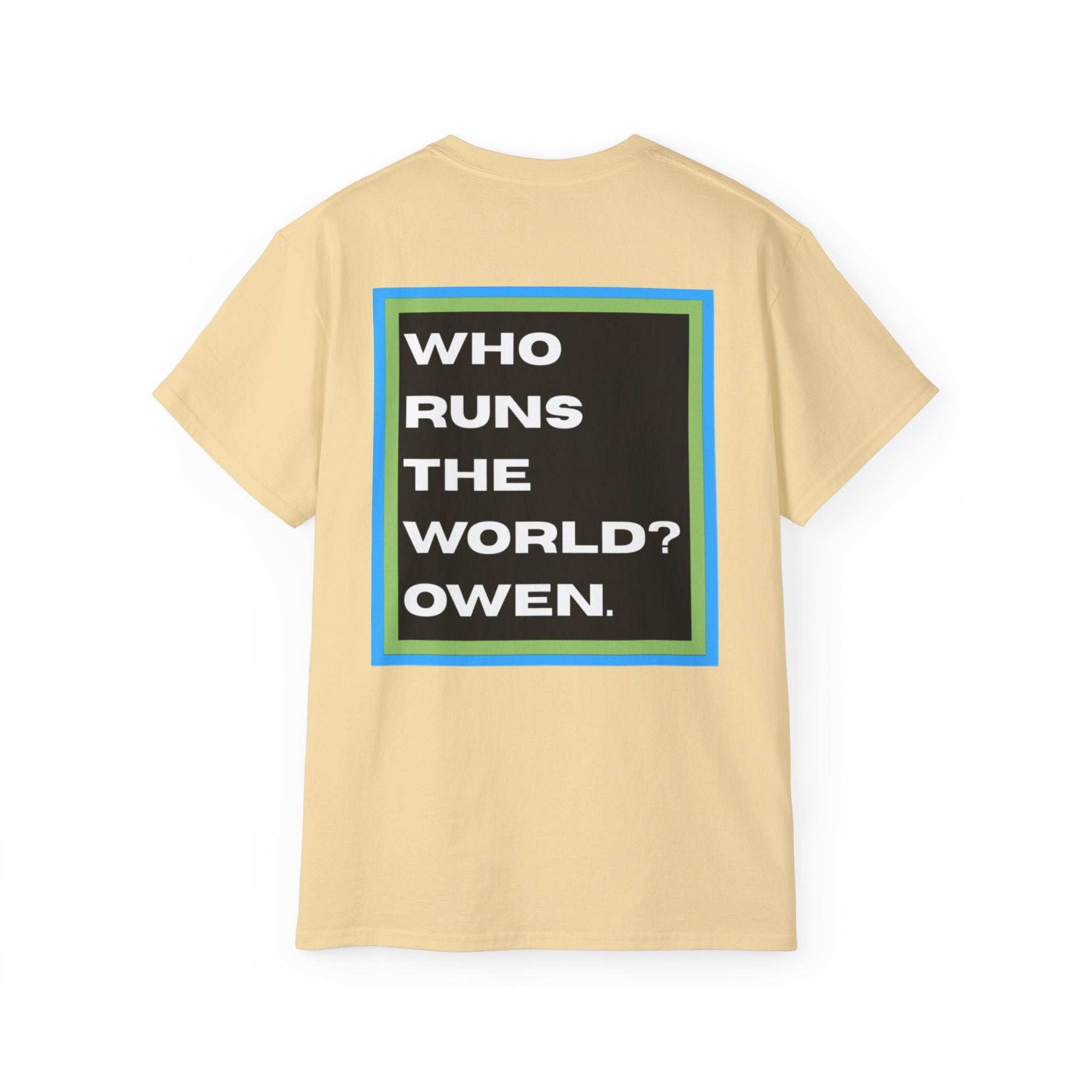 #OWENBROWN Tee - Blue and Green