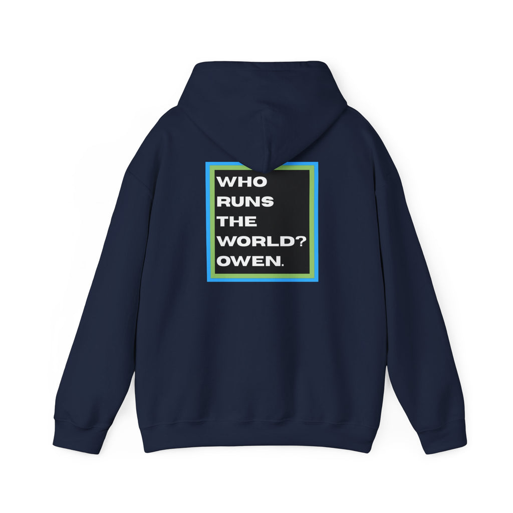 #OWENBROWN Hoodie - Blue and Green