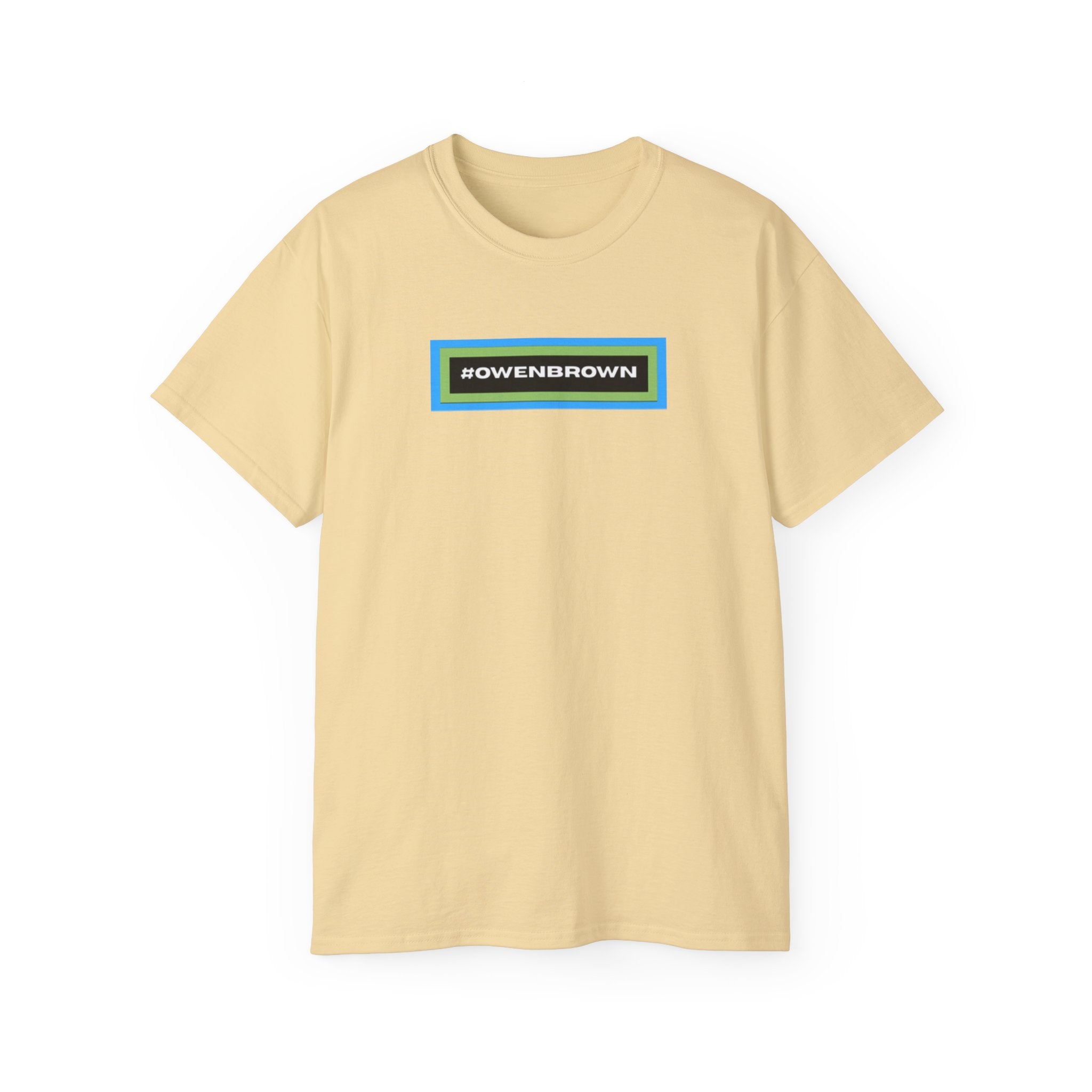 #OWENBROWN Tee - Blue and Green