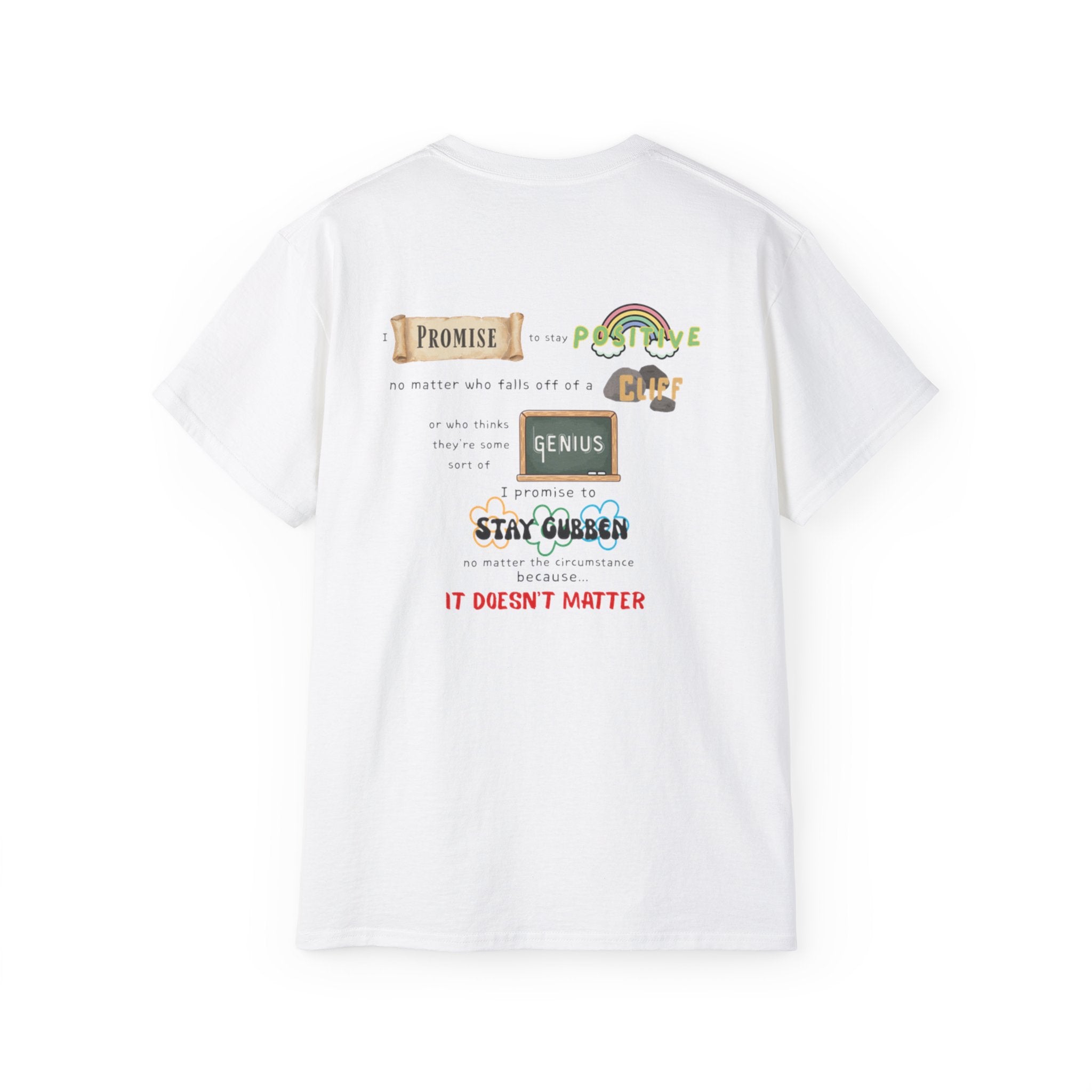 Positivity Pledge Tee - Multicolored