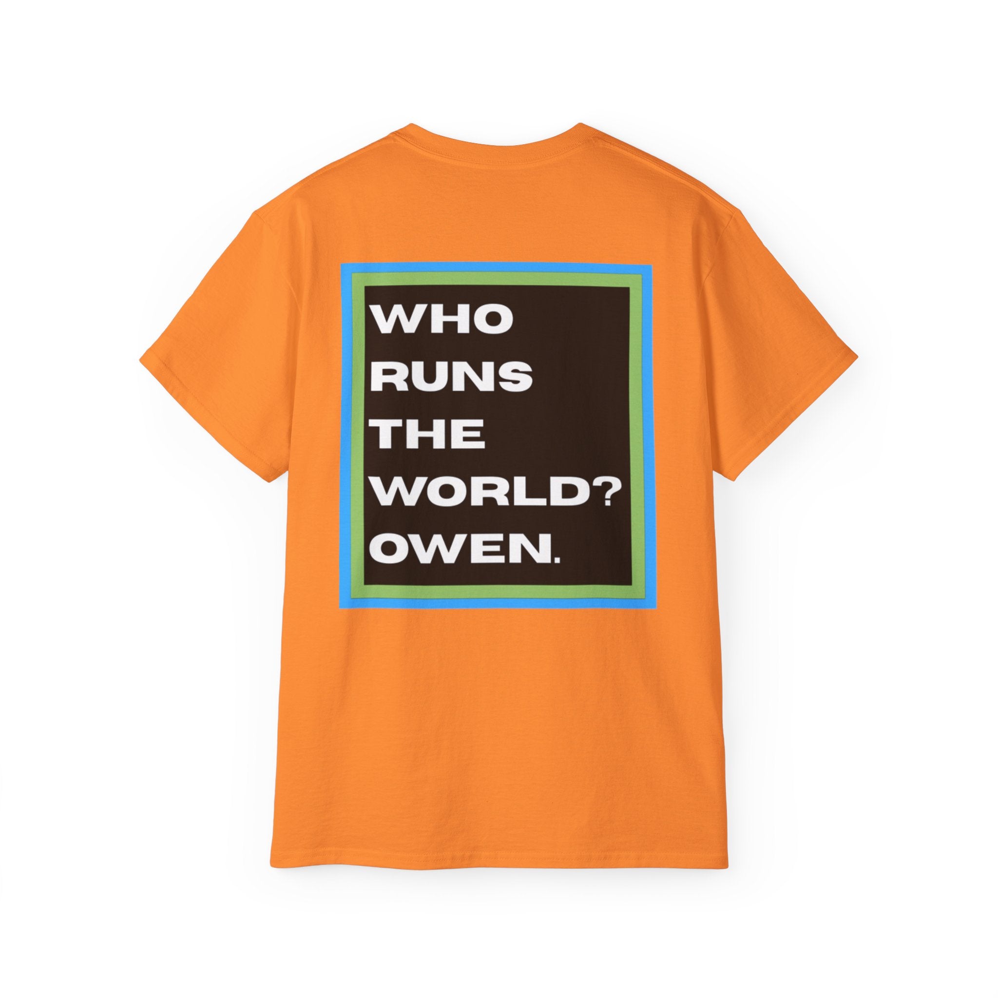 #OWENBROWN Tee - Blue and Green