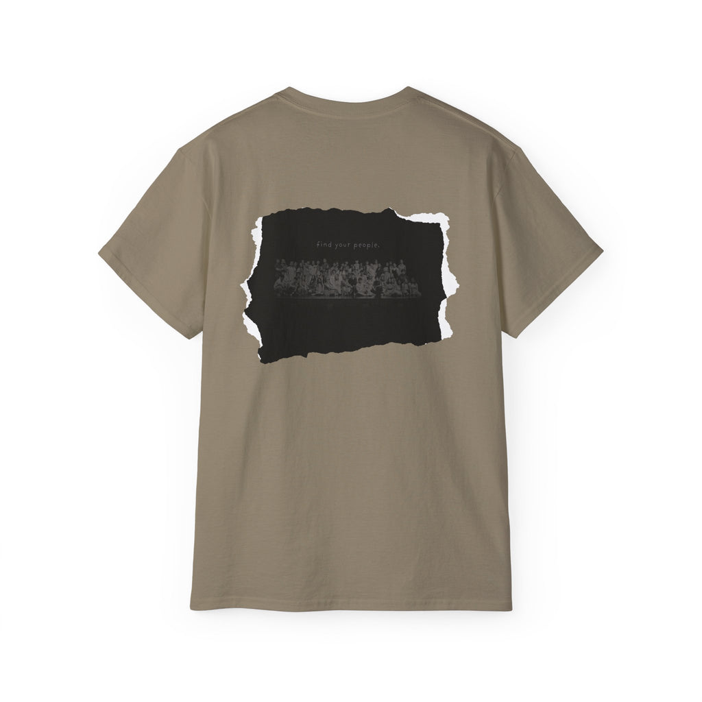 Find Your People Tee - Black and White