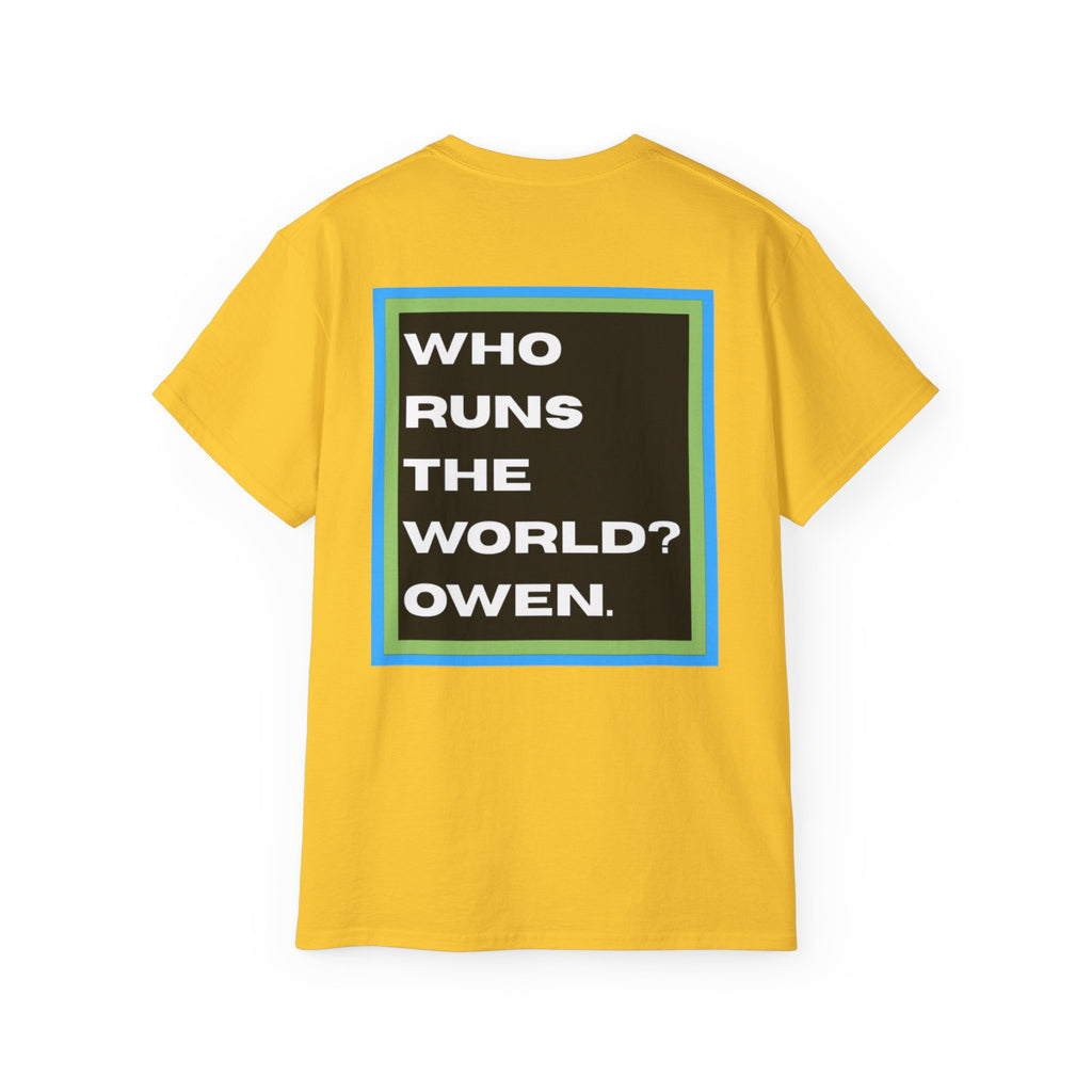 #OWENBROWN Tee - Blue and Green